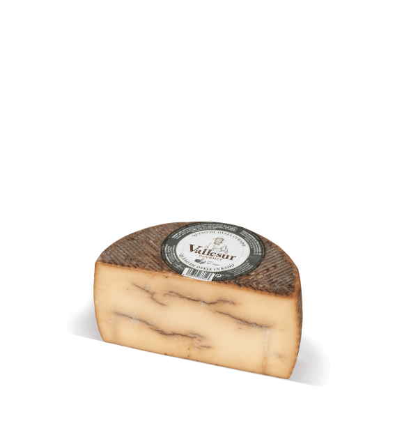 Formatge Ovella Curat amb All Negre Vallesur 1,5kg